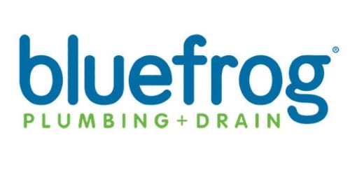 Bluefrog Plumbing + Drain Franchise Logo