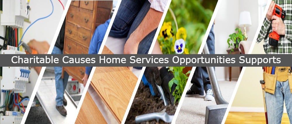 Charitable Causes Home Services Opportunities Supports